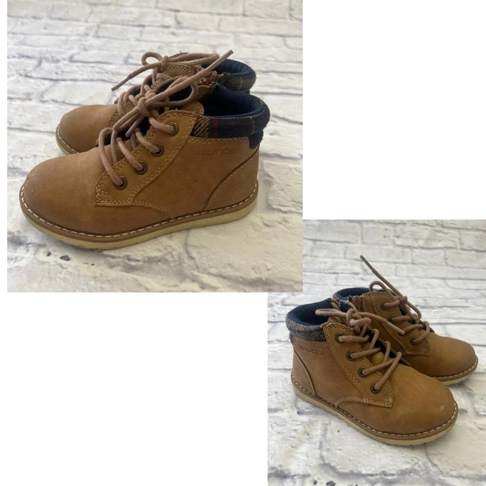 Nautica Brown Ankle Boots Casual Work Style. SIZE‎ 11